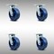 Service Caster 6 Inch SS Solid Poly Swivel Caster Set with Roller Bearing and Swivel Lock SCC SCC-SS30S620-SPUR-BSL-4 - alternate 1
